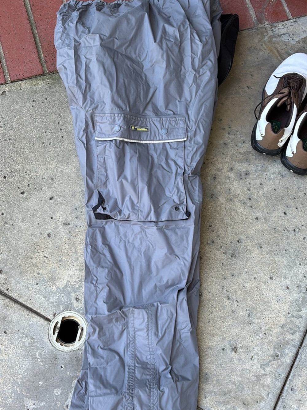 Light Gray Men's Water-Resistant Pants, Golf